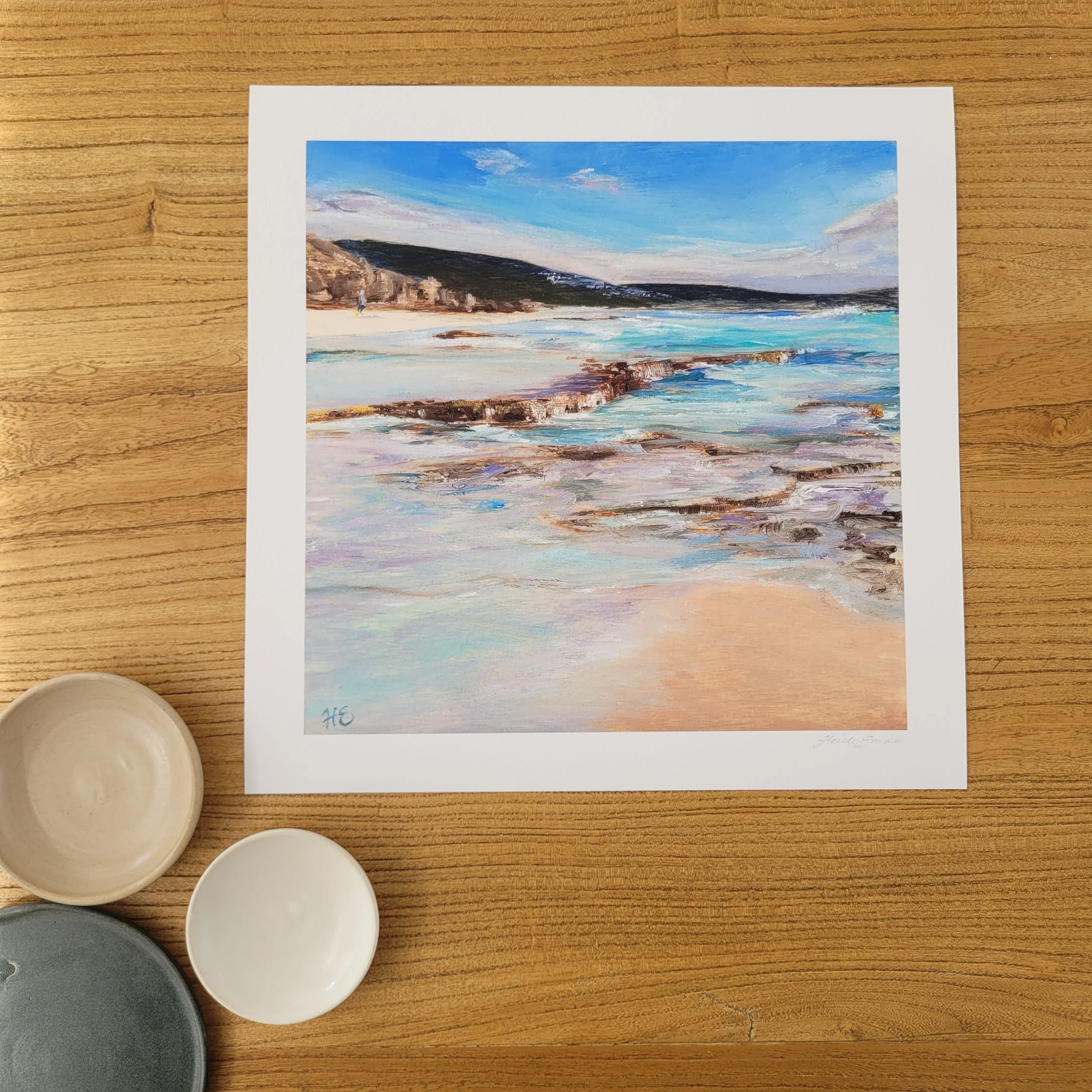 small paper print of Where the Water Wanders by Heidi Emma