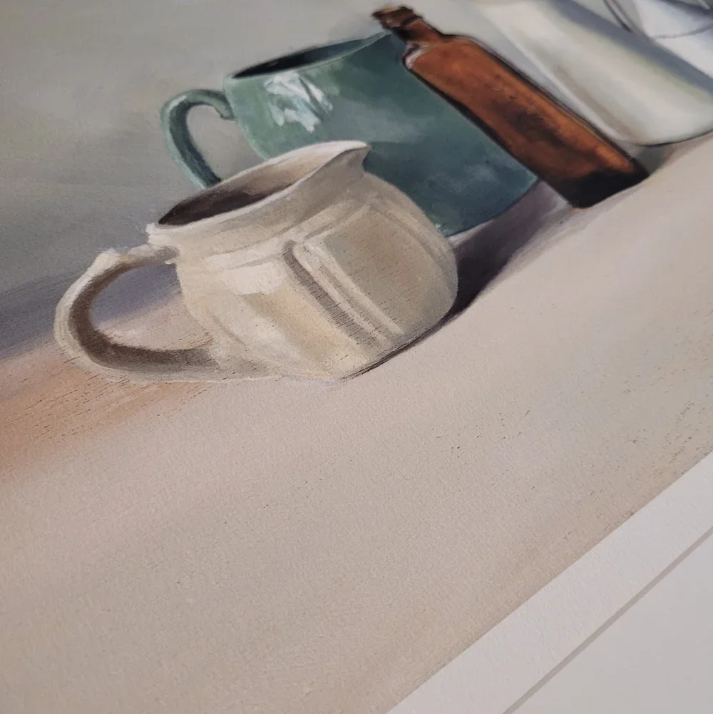 detail of brushwork of Together Is Better.