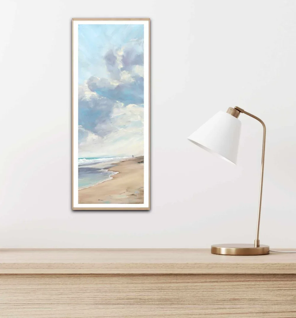 Oak framed paper print of Serenity by Heidi Emma.webp
