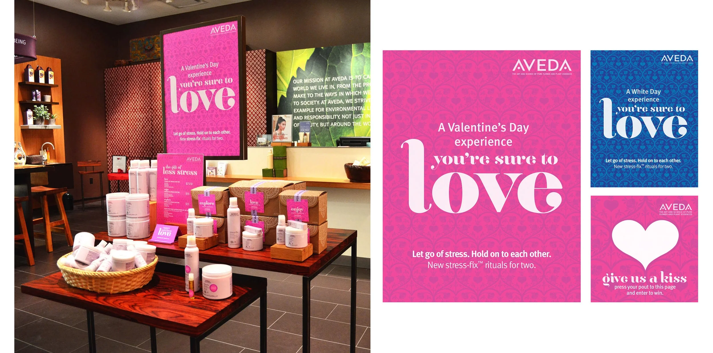 Valentine's Day Promotion | Pattern Design and In-Store Displays