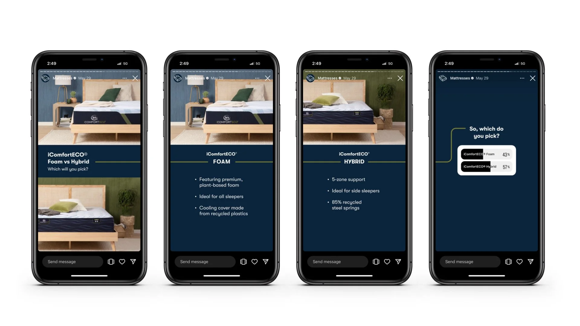 Serta iComfortECO  |  Product Education IG Story