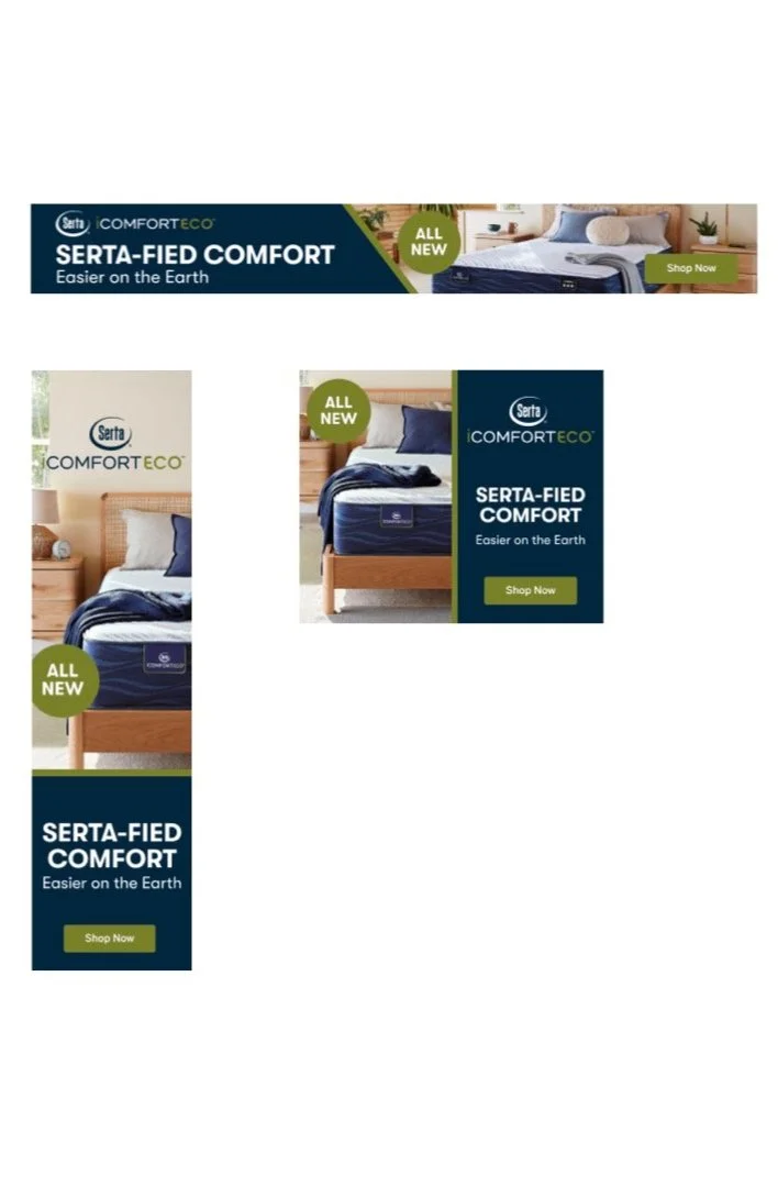 Serta iComfortECO  |  Digital Ads
