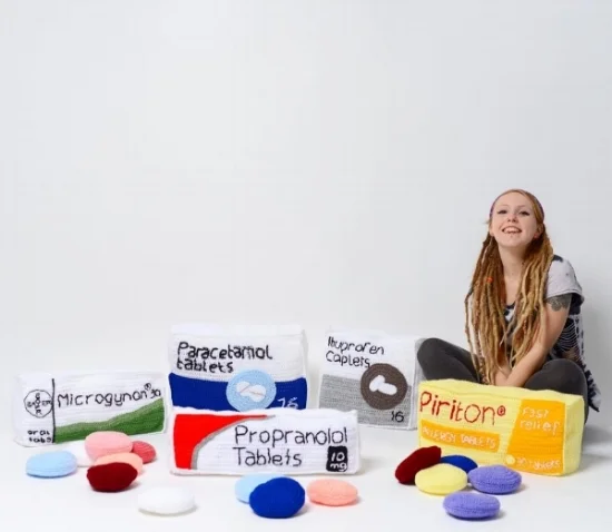 SOFT DRUGS 2018 &amp; Artist Laura CollinsCollins reveals that crocheting is a hugely therapeutic practice and has helped to sooth her mind, transport her thoughts elsewhere.