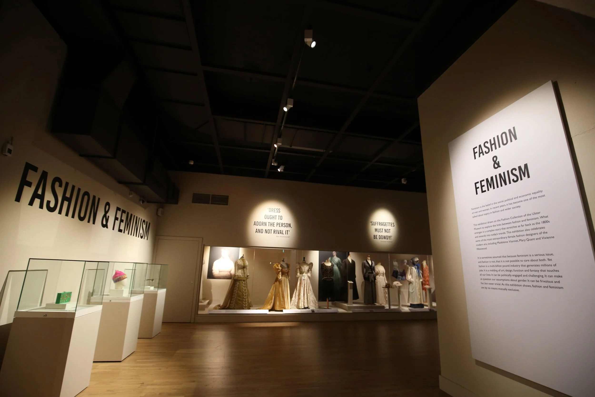 FASHION &amp; FEMINISM. Curated by Charlotte McReynolds - Ulster Museum, Nation Museum of Northern Ireland,: ‘National Museums NI’