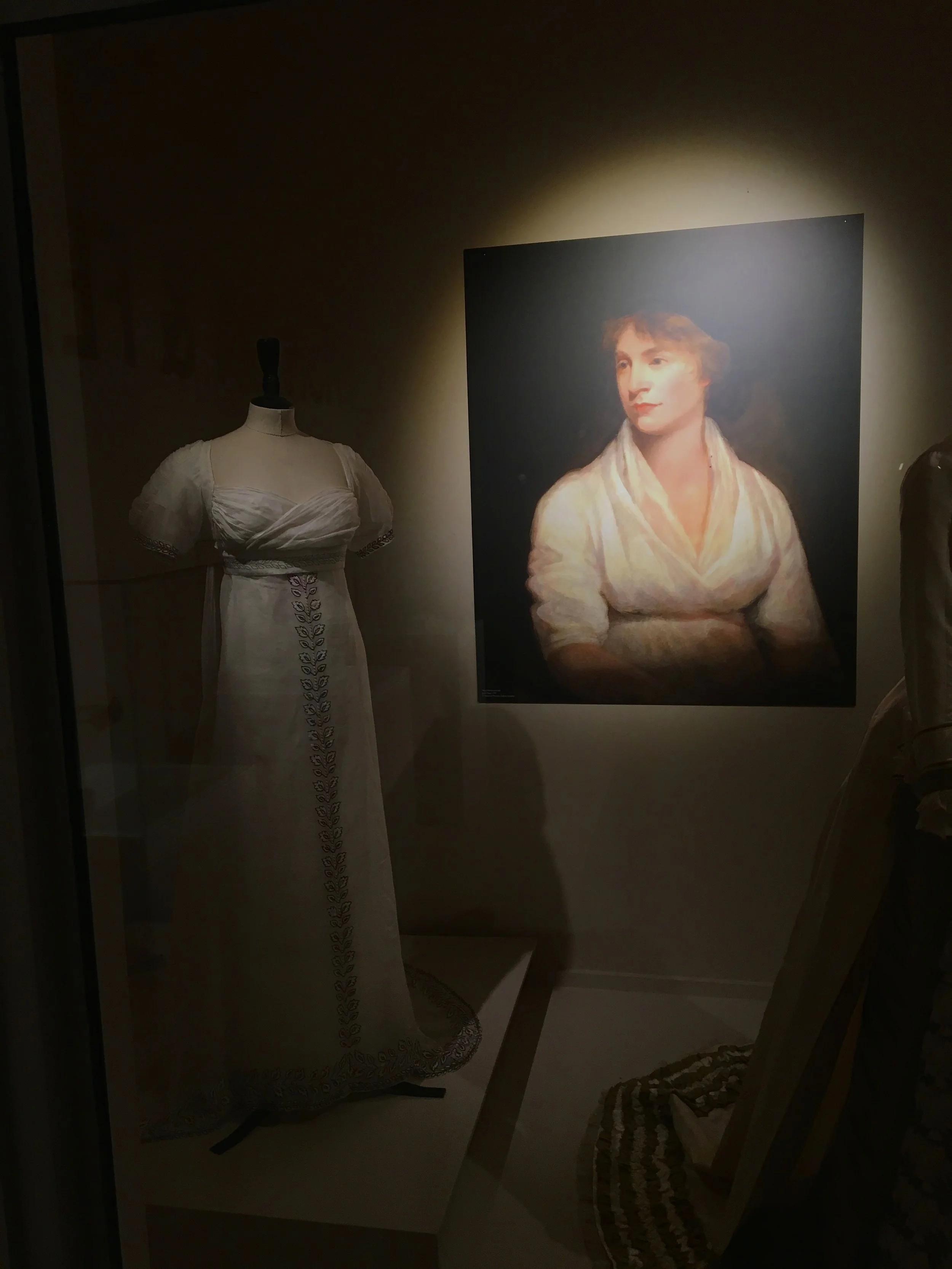 White Muslin gown with Train from the 1800s‘National Museums NI’
