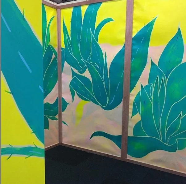 Rebecca Byrne Portion of ‘Fusama’ at AAF Battersea @rbyrneblack  Photo by Rebecca Byrne