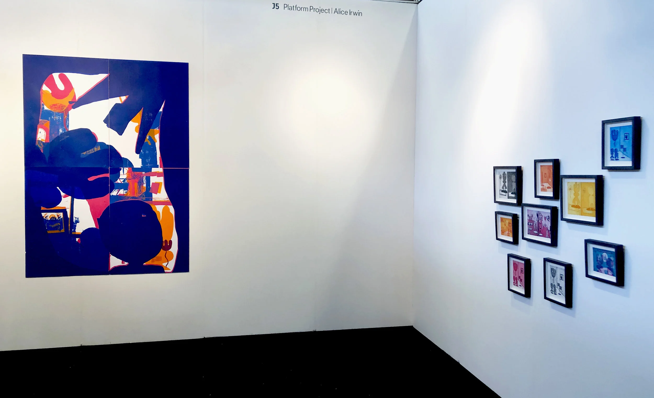 Alice Irwin display at Platform Projects Affordable Art Fair Battersea 2019