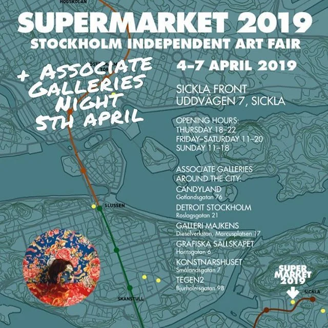 This year, Supermarket 2019 took place at Sickla Front, a week before the Stockholm Art Week (Supermarket)
