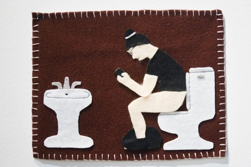 Kablusiak (Inuvialuk/Mohkinstis) ’Looking at Facebook’, 2019, Galerie SAW Gallery