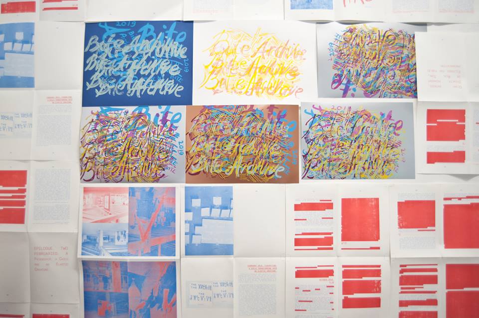 Featured artworks by Marija Griniuk in BiteVilnius booth during Supermarket 2019. Photo- Anna Ekros.