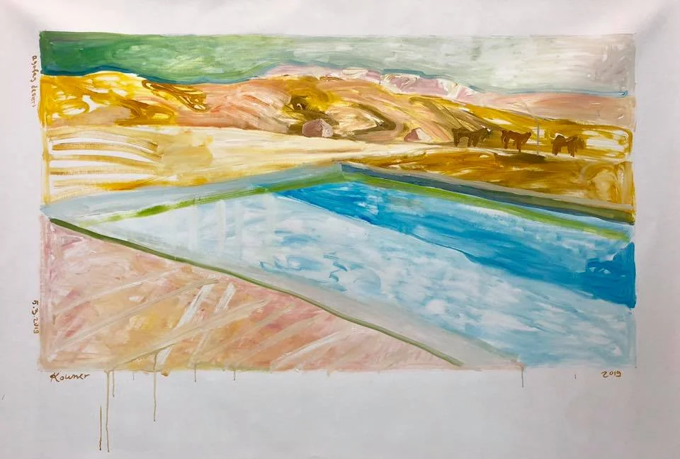 Elyasaf Kowner, ’Agafay Desert’, 2019, נולובז חלל שיתופי לאמנות Nulobaz cooperative art space