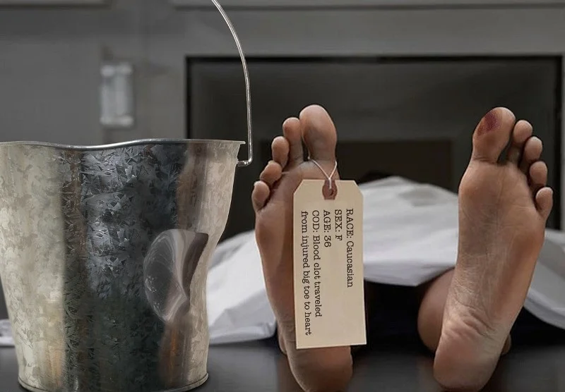 Kick the bucket...