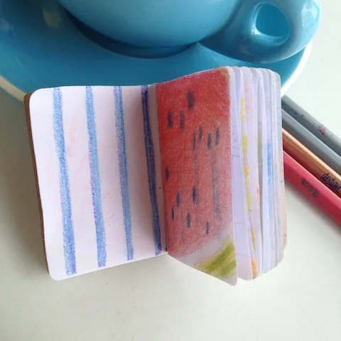 Tiny Sketchbook by suzi poland