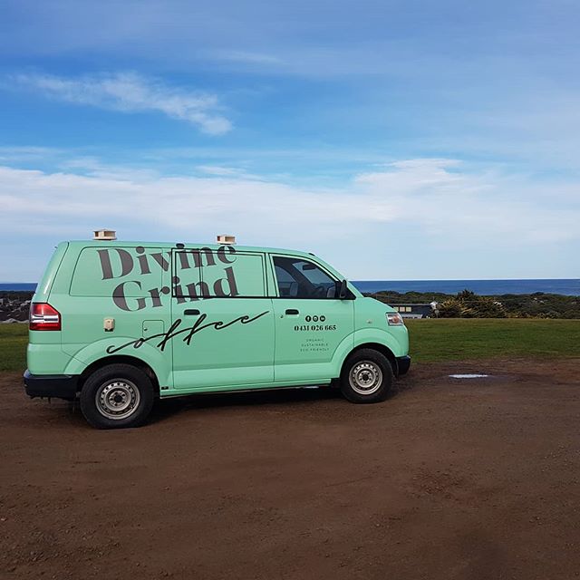 There's a new girl in town!!!
Thanks for the amazing makeover Dan at #tudor.co

#divinegrindcoffee #organic #sustainable #bigpatsysmakeover