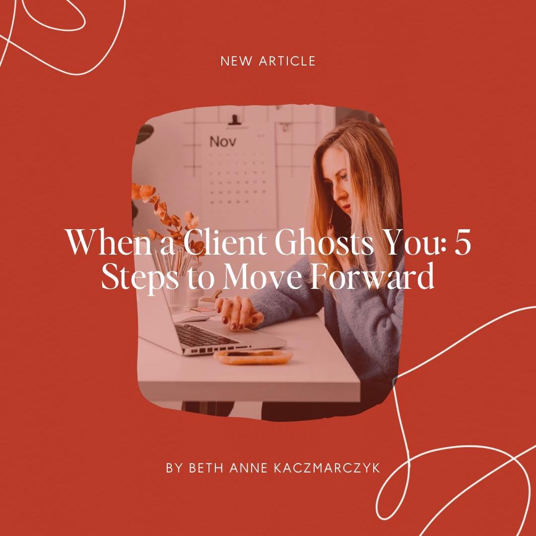 &ldquo;Being ghosted by a client can leave freelancers and business owners feeling frustrated, confused, and disheartened. It's a common occurrence, but it doesn't have to spell disaster for your business relationships.&rdquo;

Read more from today&r