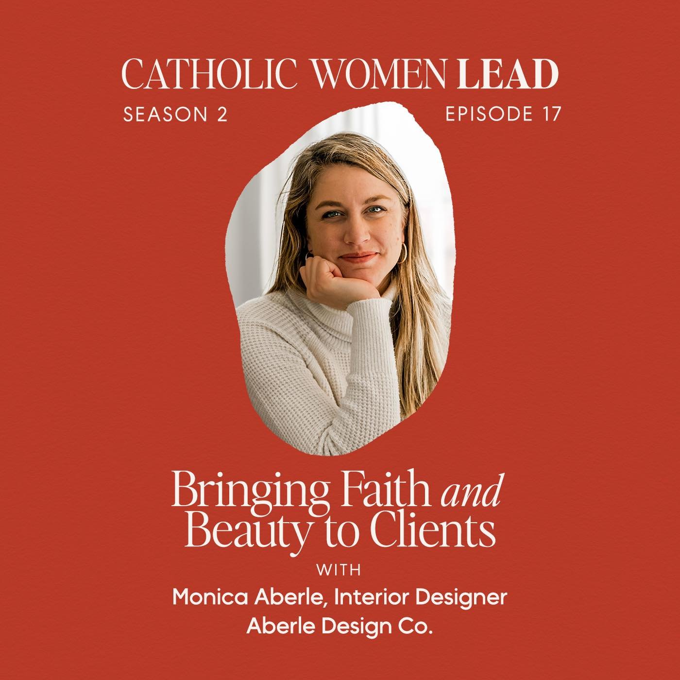 In our recent episode of our podcast, Catholic Women Lead, CWIB co-president and editor-in-chief Taryn DeLong talks with Monica Aberle, founder of Aberle Design Co (formerly Everyday Mamas) about:

👉🏼 Her career journey and the pivots she&rsquo;s t
