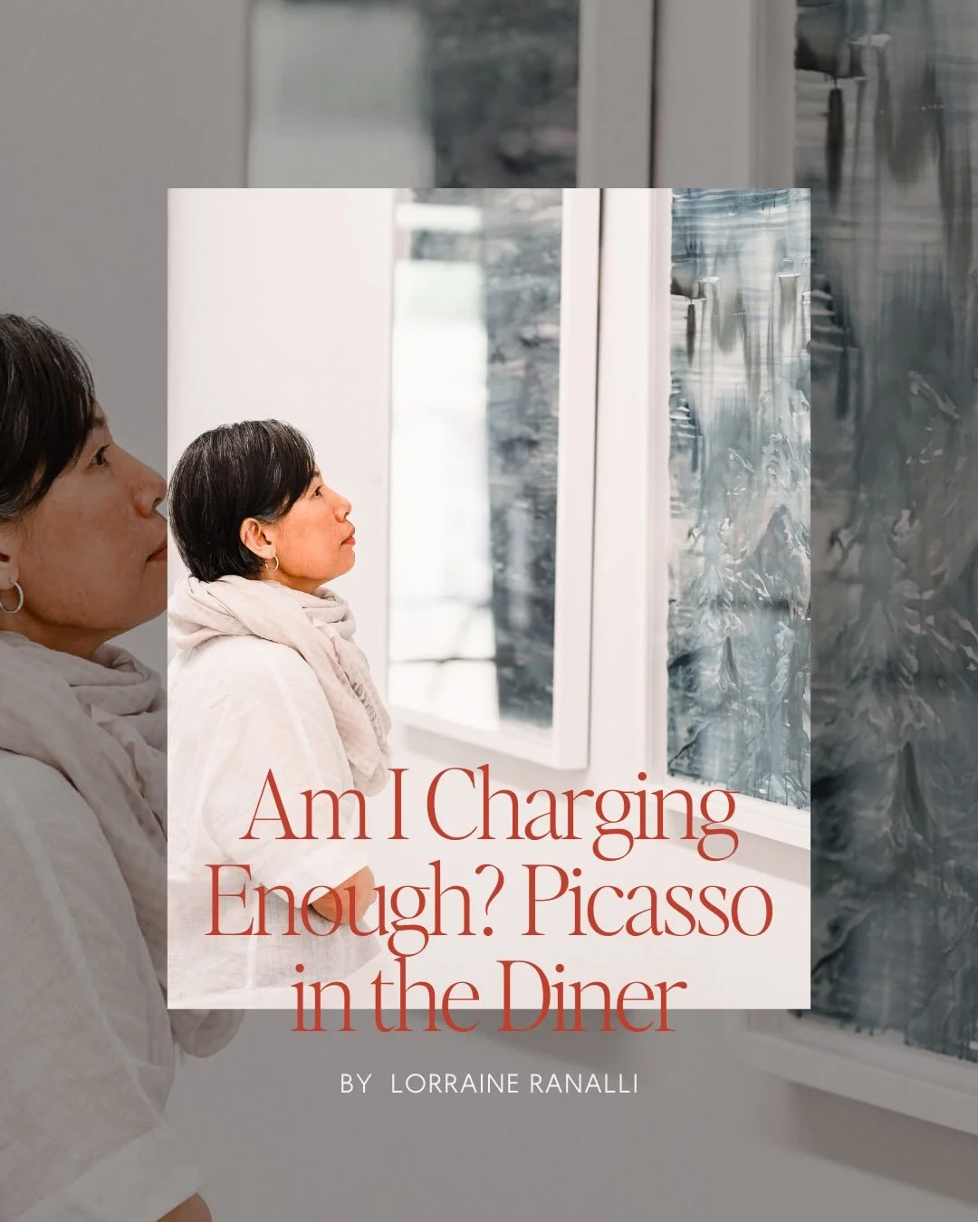 In &ldquo;Am I Charging Enough? Picasso in the Diner,&rdquo; Lorraine Ranalli explores the tension many women in business feel: knowing our worth and pricing our work. 
📖 Read the article here: https://catholicwomeninbusiness.com/articles/2026/2/1/a