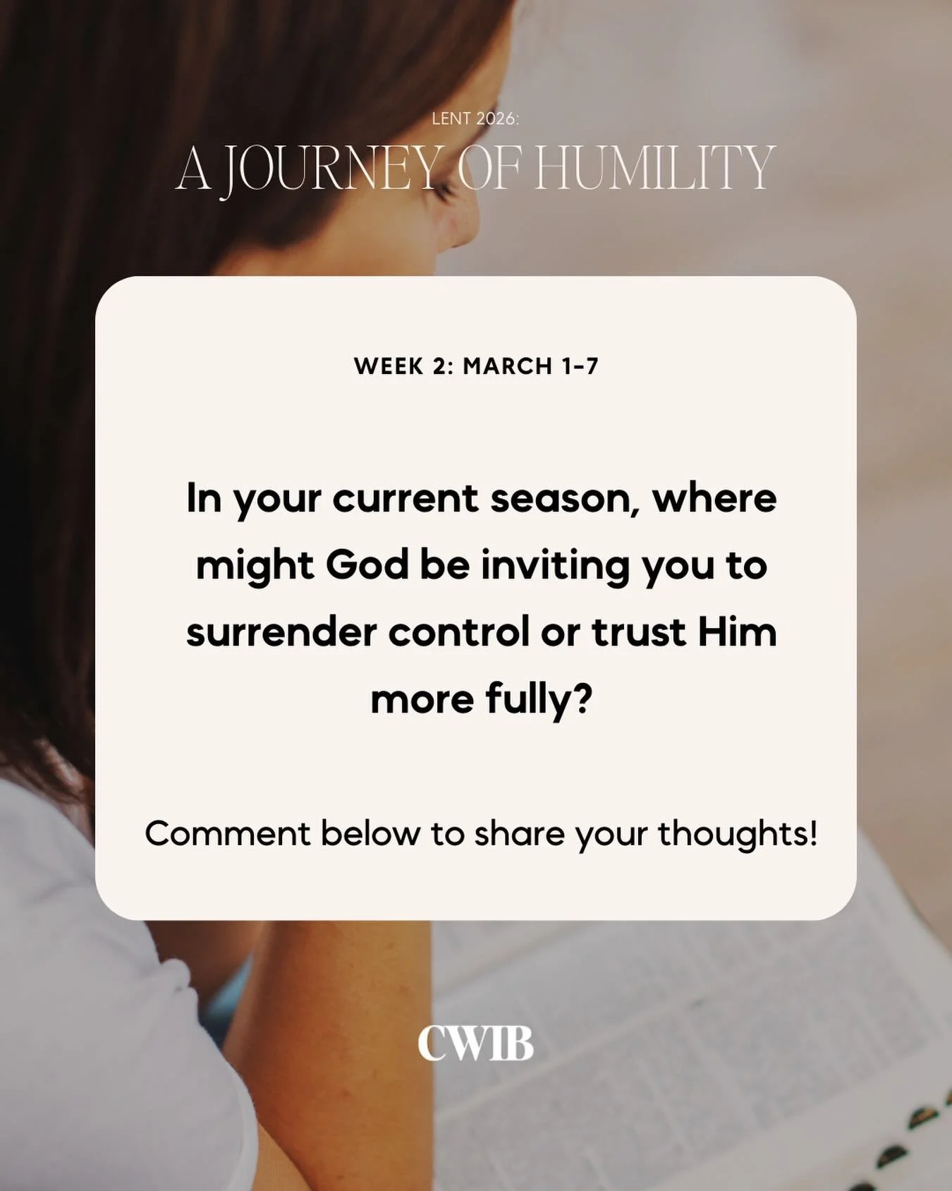 As we continue our Lenten journey rooted in Micah 6:8, &ldquo;Do justice, love goodness, and walk humbly with your God,&rdquo; we turn our hearts to what humility looks like in this season.

Humility often asks us to loosen our grip. To release the t