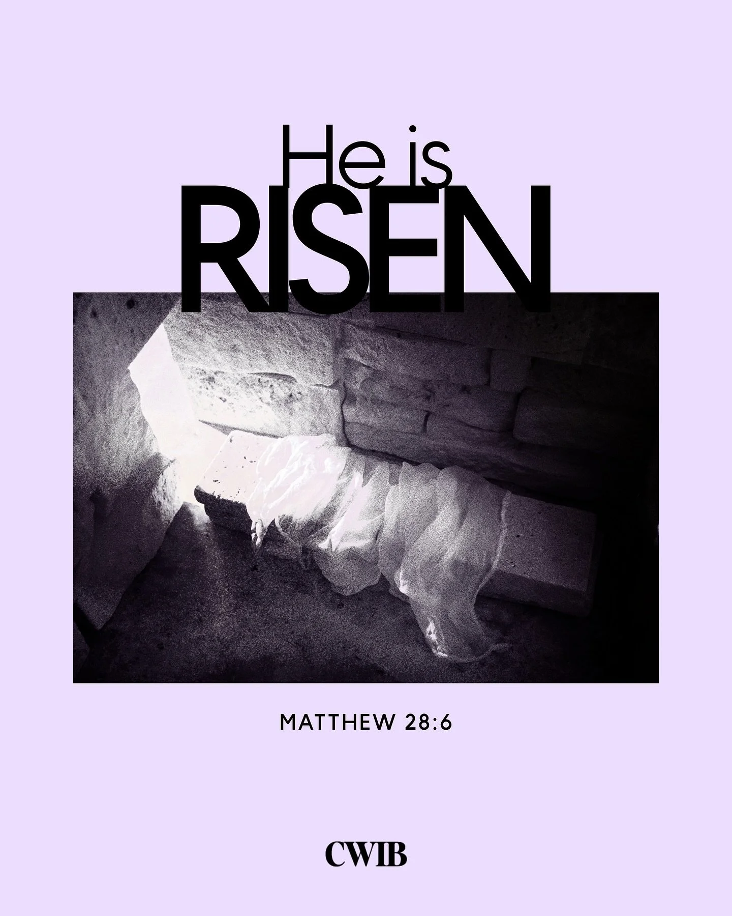 &ldquo;He is not here, for he has been raised just as he said. Come and see the place where he lay.&rdquo; (Matthew 28:6)

He is Risen! Prayers for a blessed start to the Easter season for you and your families from CWIB.

#Easter #CWIB #Catholicwome