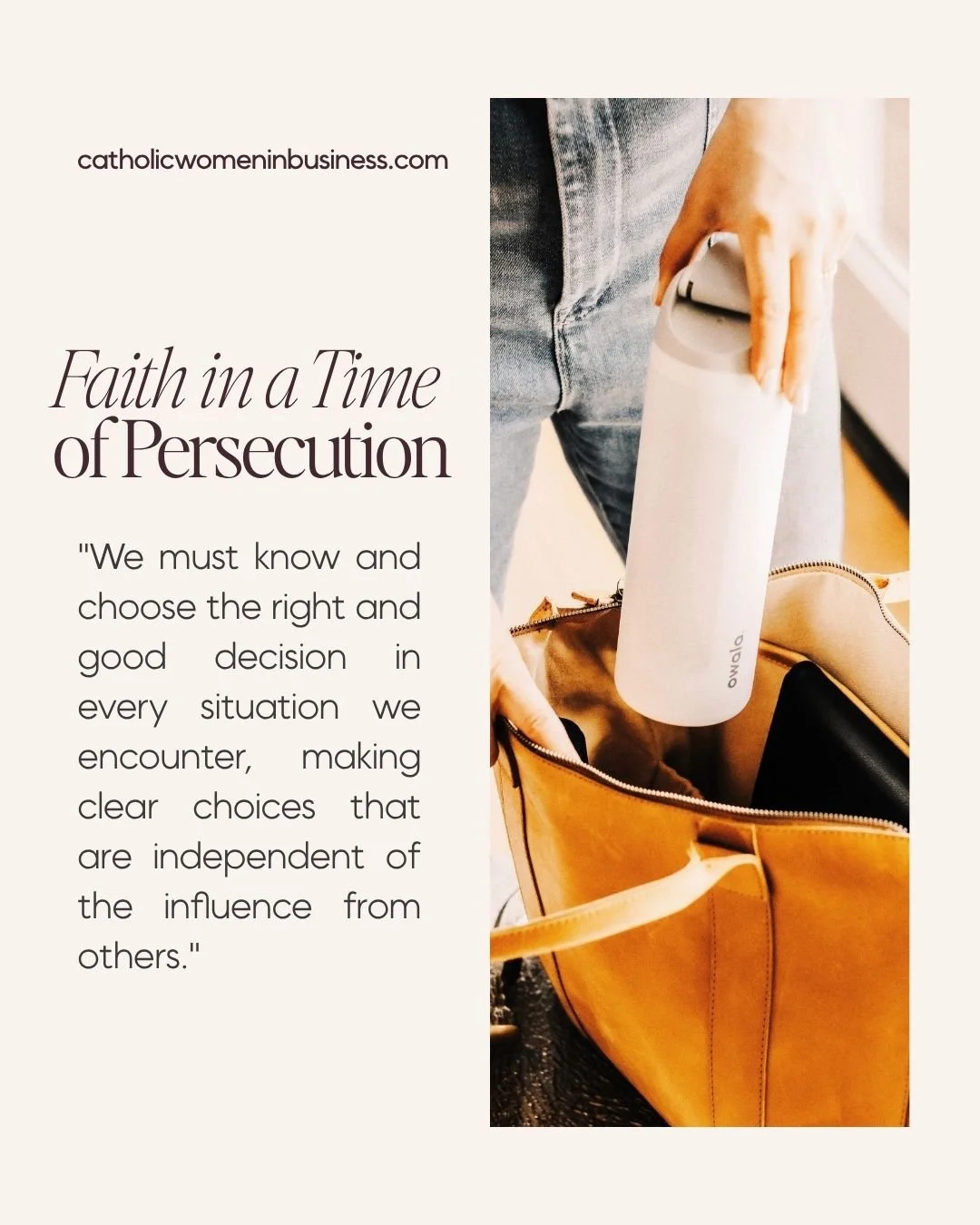 What does it look like to remain faithful when the world around you is pulling you in another direction?

Read Faith in a Time of Christian Persecution by Dr. Kate Walsh-Soucheray to learn more about St. Verena's courageous witness and what her examp