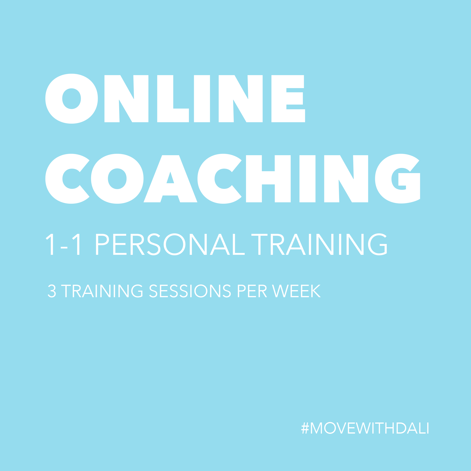 Online Personal Training 3x/week - Monthly Payment