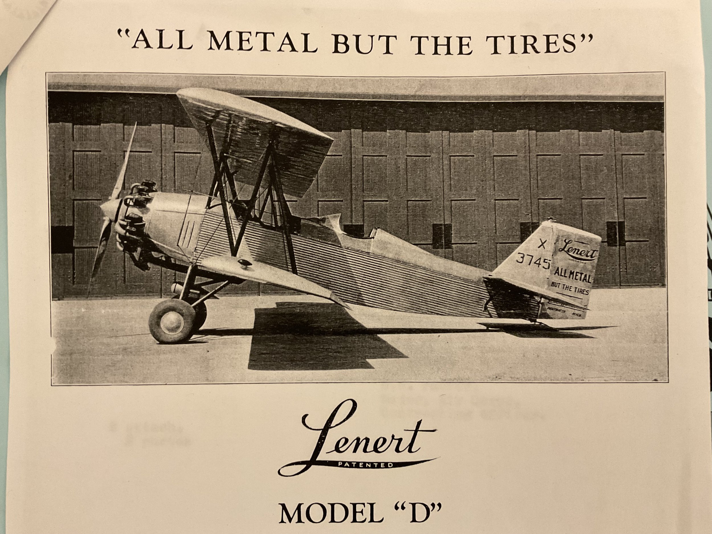 1928 Lenert Aircraft Company