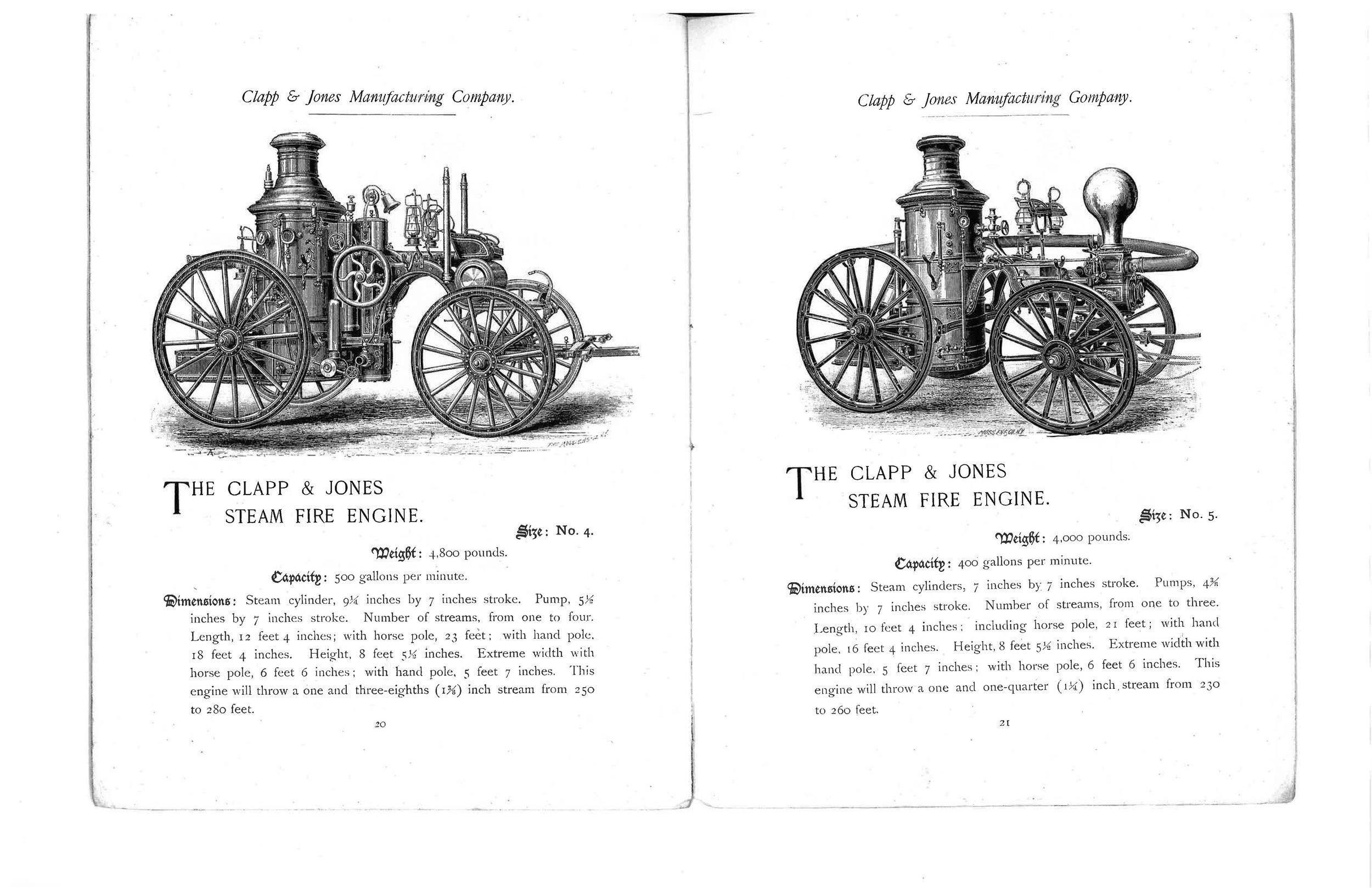1872 Pentwater Fire Department and the Steam Pumper Engine