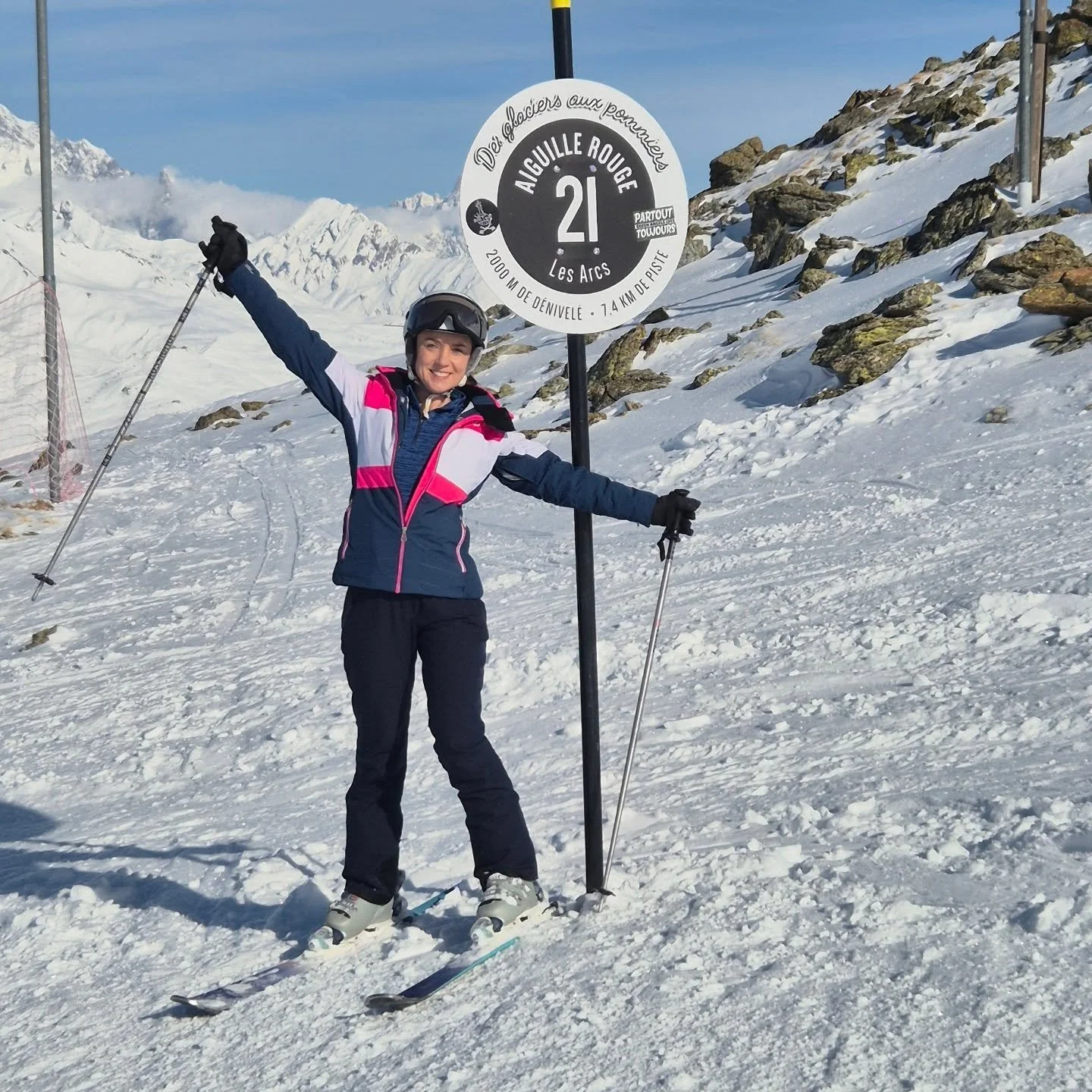 Aiguille Rouge, Les Arcs