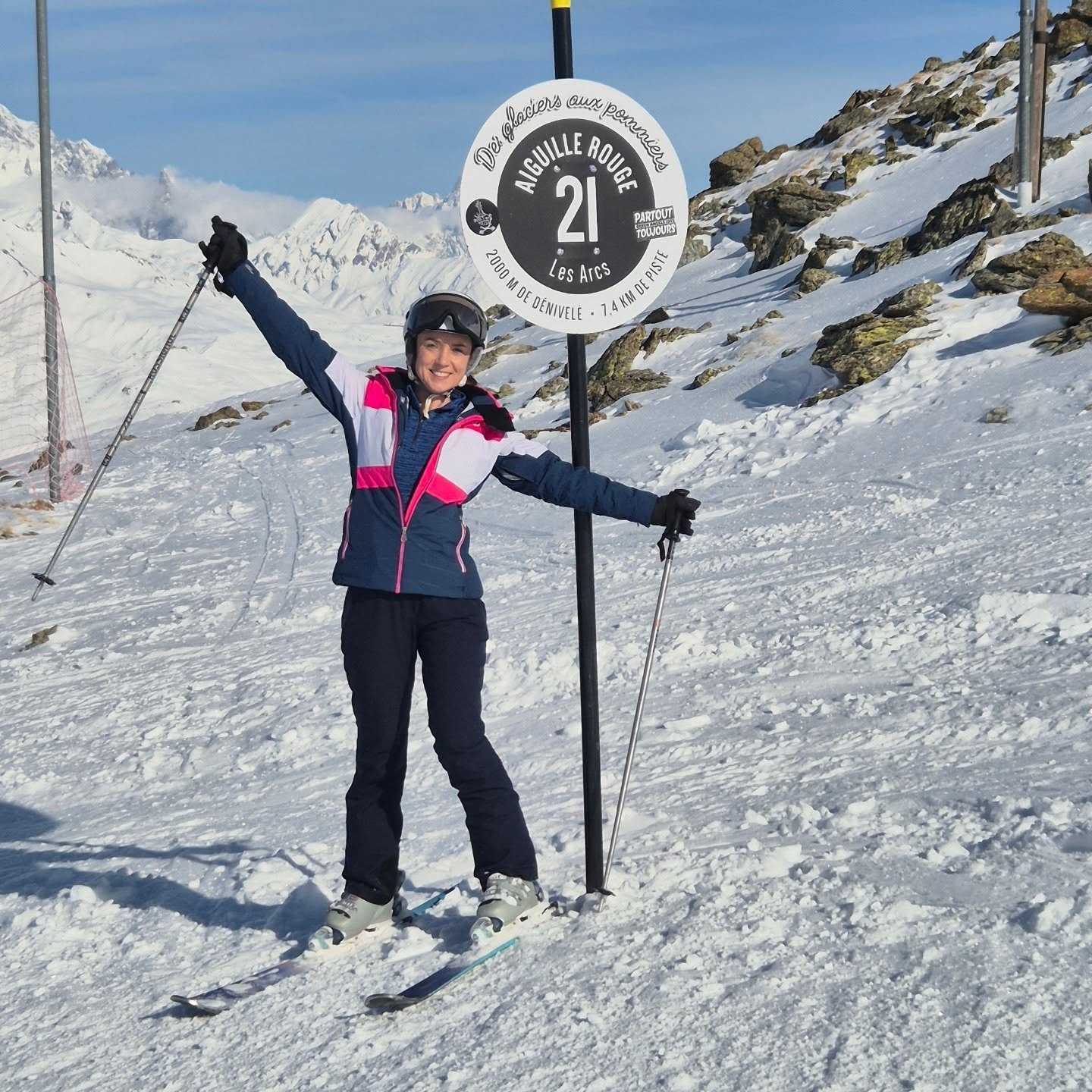 Aiguille Rouge, Les Arcs