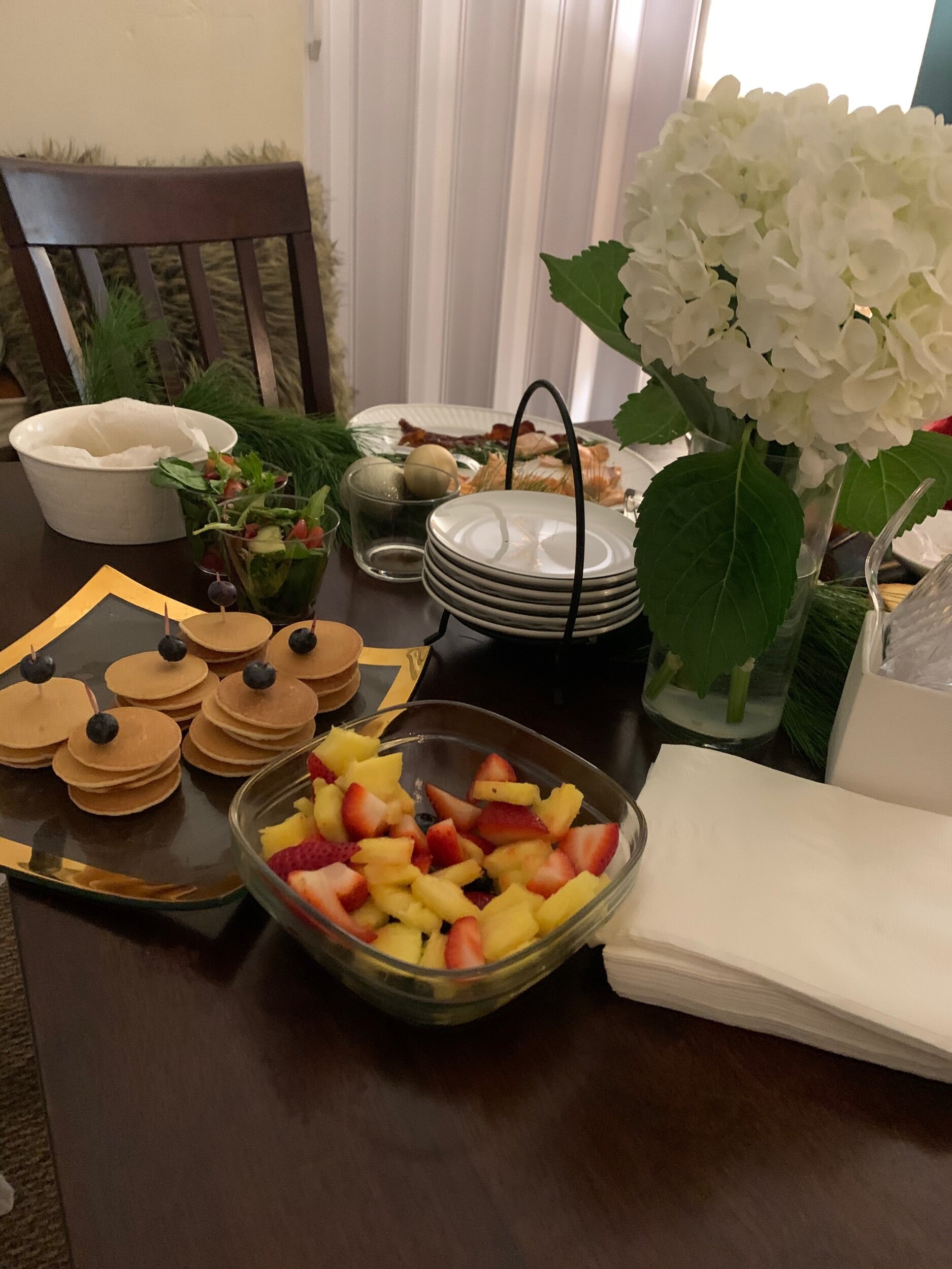 Holiday Brunch Tablescape