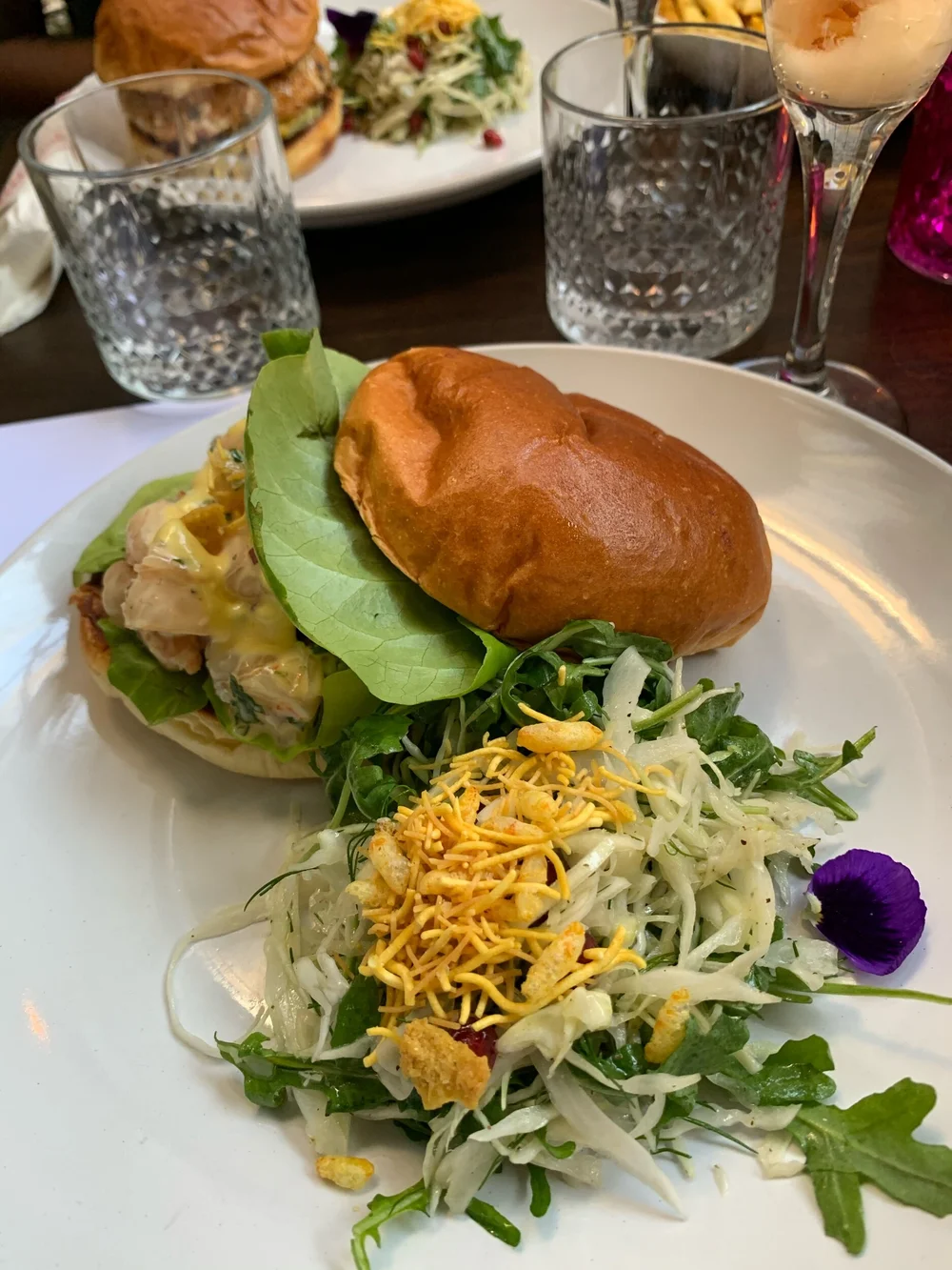 Gao Shrimp Pao Roll and Turmeric Fries at ChaiWali