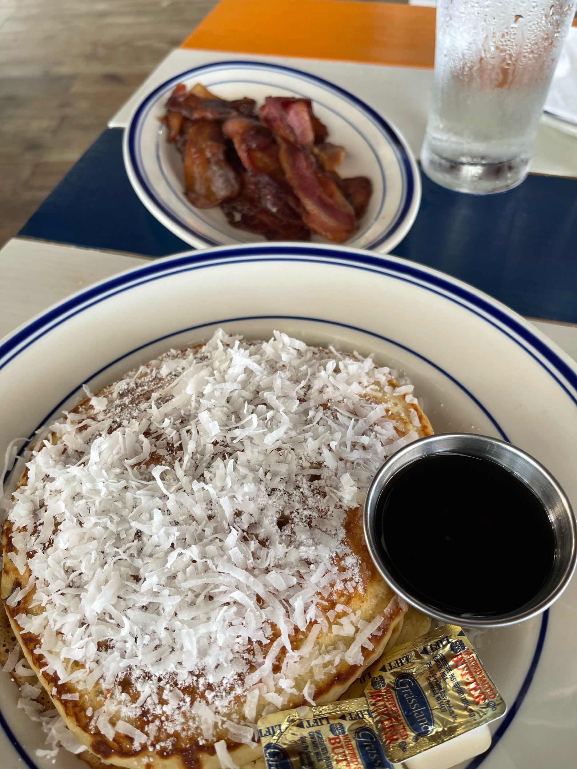 Coconut Pancakes at Miss Lily's