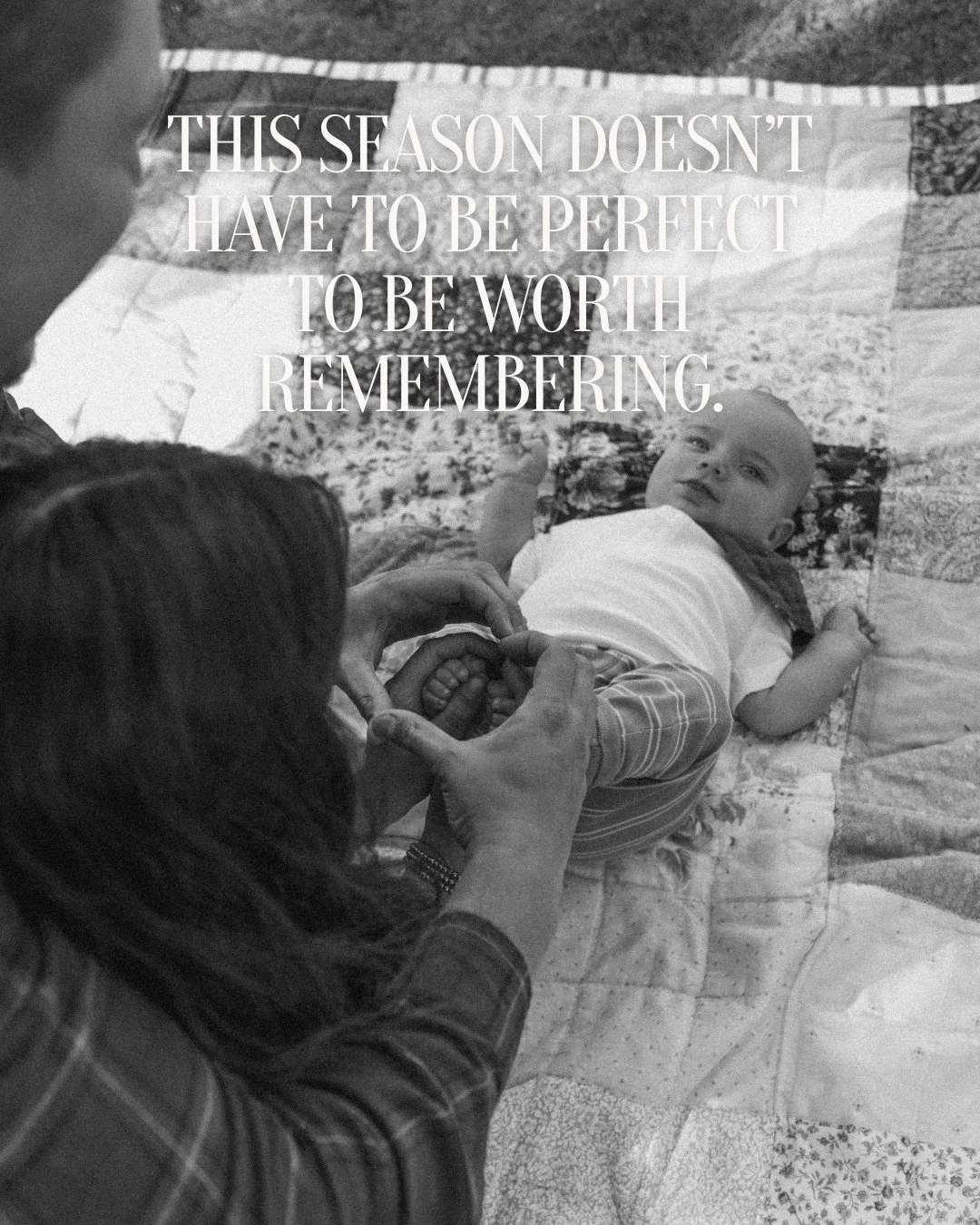 This season doesn&rsquo;t have to be perfect to be worth remembering.

Not the clean house.
Not matching outfits.
Not everyone smiling at the same time.

Family life is full, loud, tender, chaotic, beautiful.
The kids grow faster than we ever realize