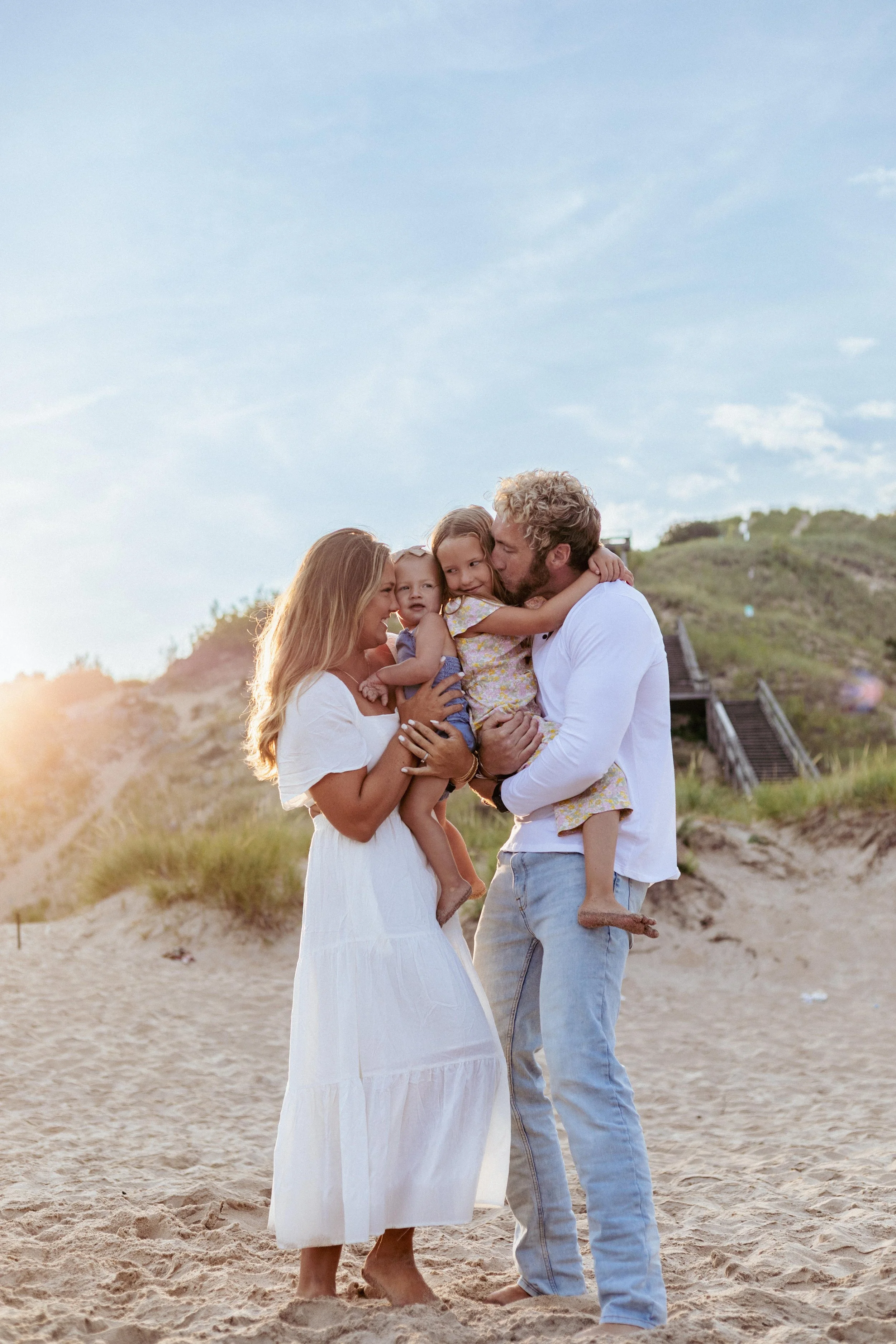 A Serene Sunrise Beach Session with the Gillett Family Holland, MI | Northern Michigan Photographer