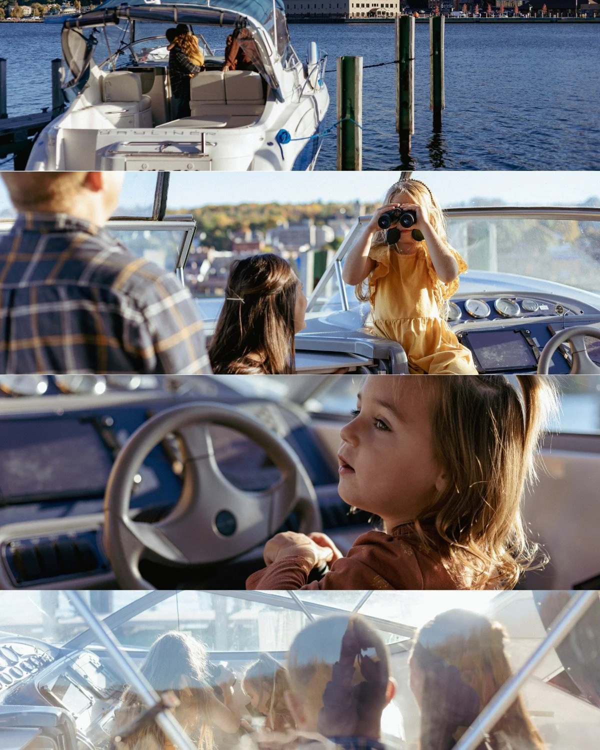 A motherhood session isn&rsquo;t about smiling at the camera.

It&rsquo;s not about everyone looking at me at the same time.
It&rsquo;s not about perfectly folded hands or stiff poses.

It looks more like this.

A boat docked on the Portage Canal.
Th