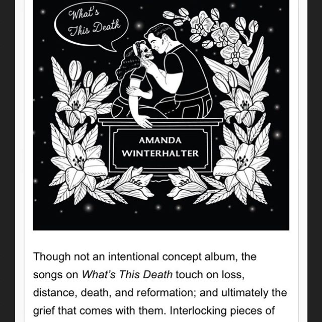 Fatality Records curator @awinterhalter is releasing a record - What&rsquo;s This Death - and the title track is out today on @glidemag. Check it out!

https://glidemagazine.com/230059/gothic-americana-artist-amanda-winterhalter-showcases-awe-inspiri