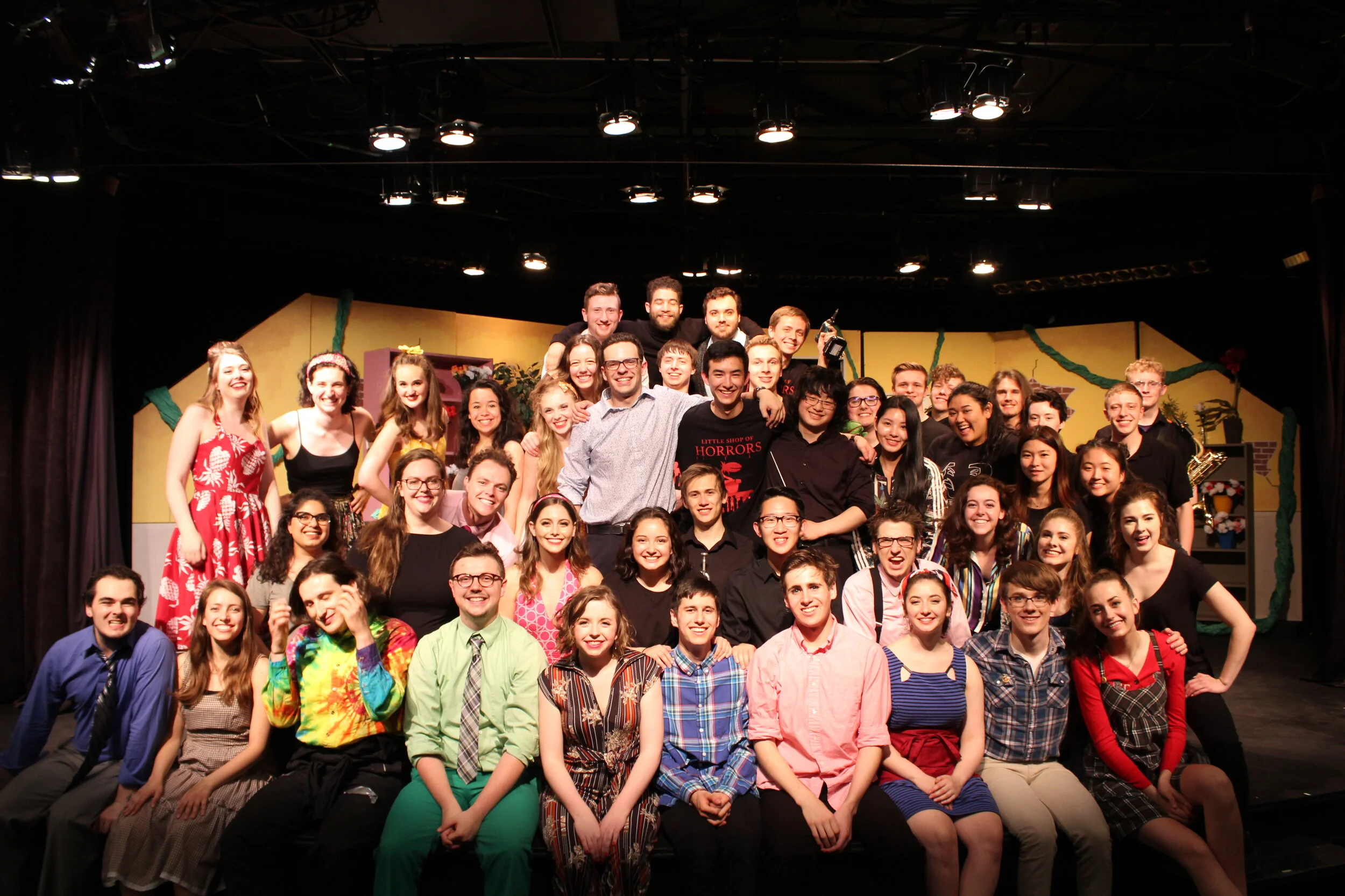  The entire cast and crew of Little Shop of horrors 