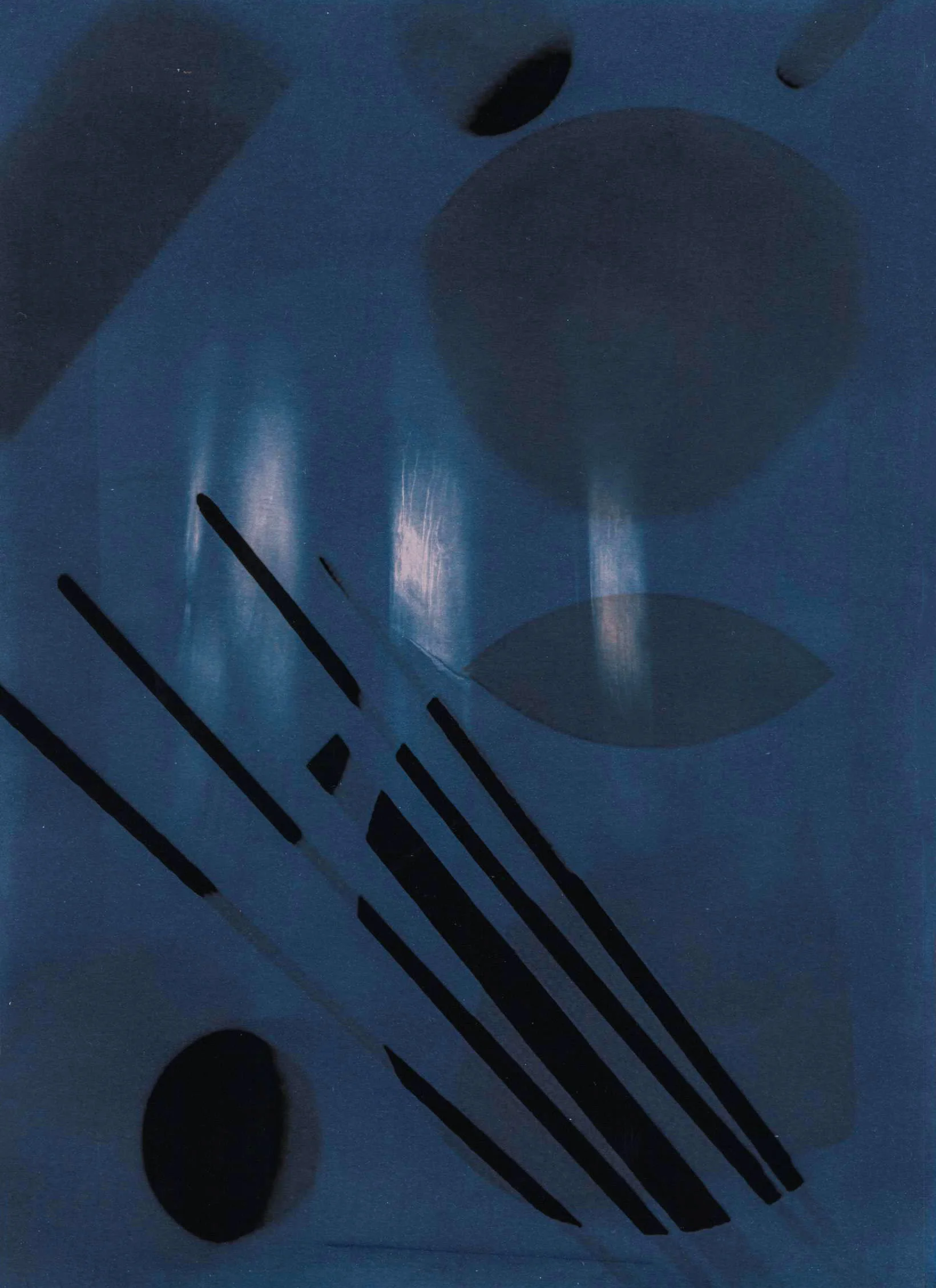 Cyanotype Abstract with overlay from Curtis Moffat, Abstract, 1925