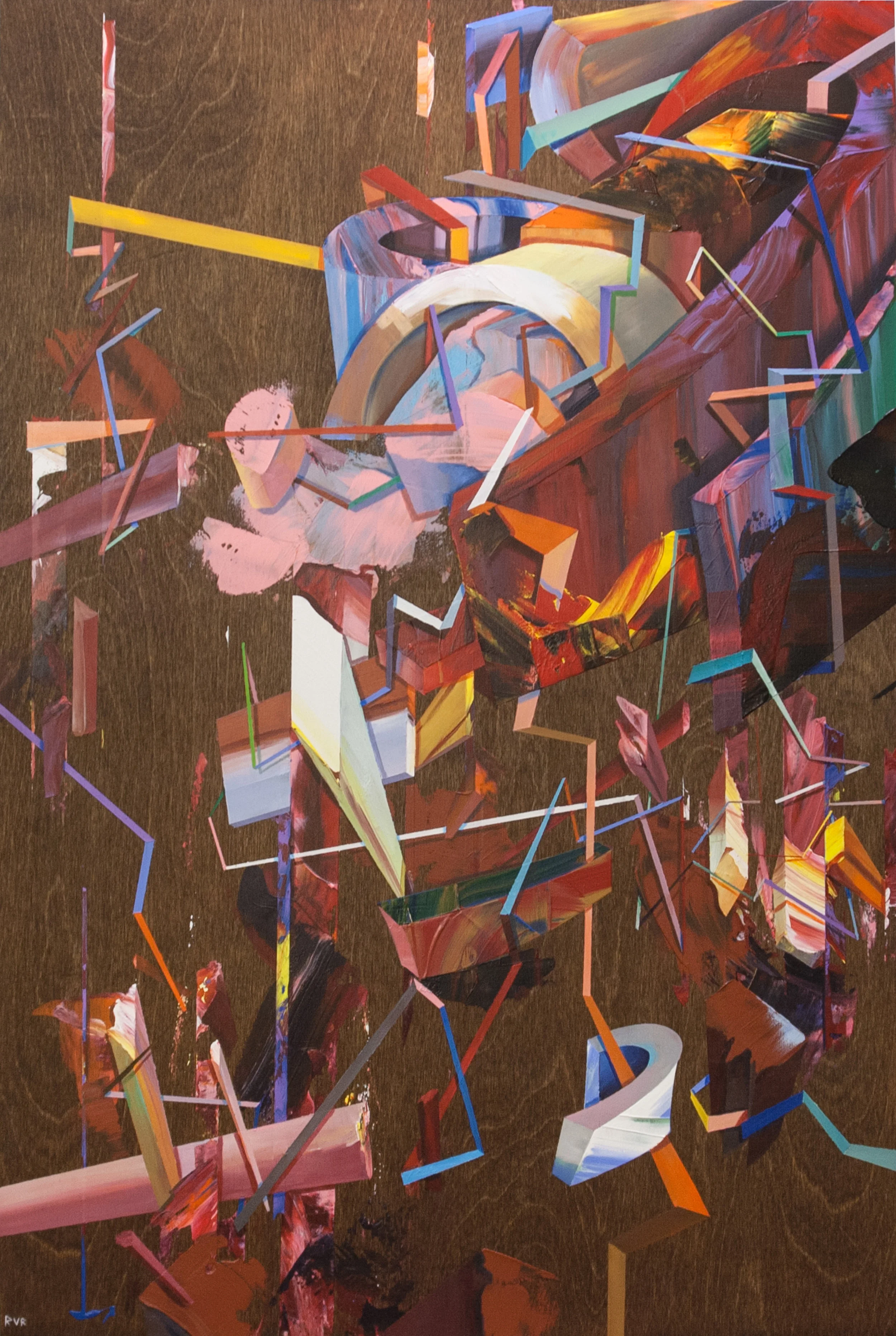 THE DESCENDANTS 24"x36". ACRYLIC ON WOOD