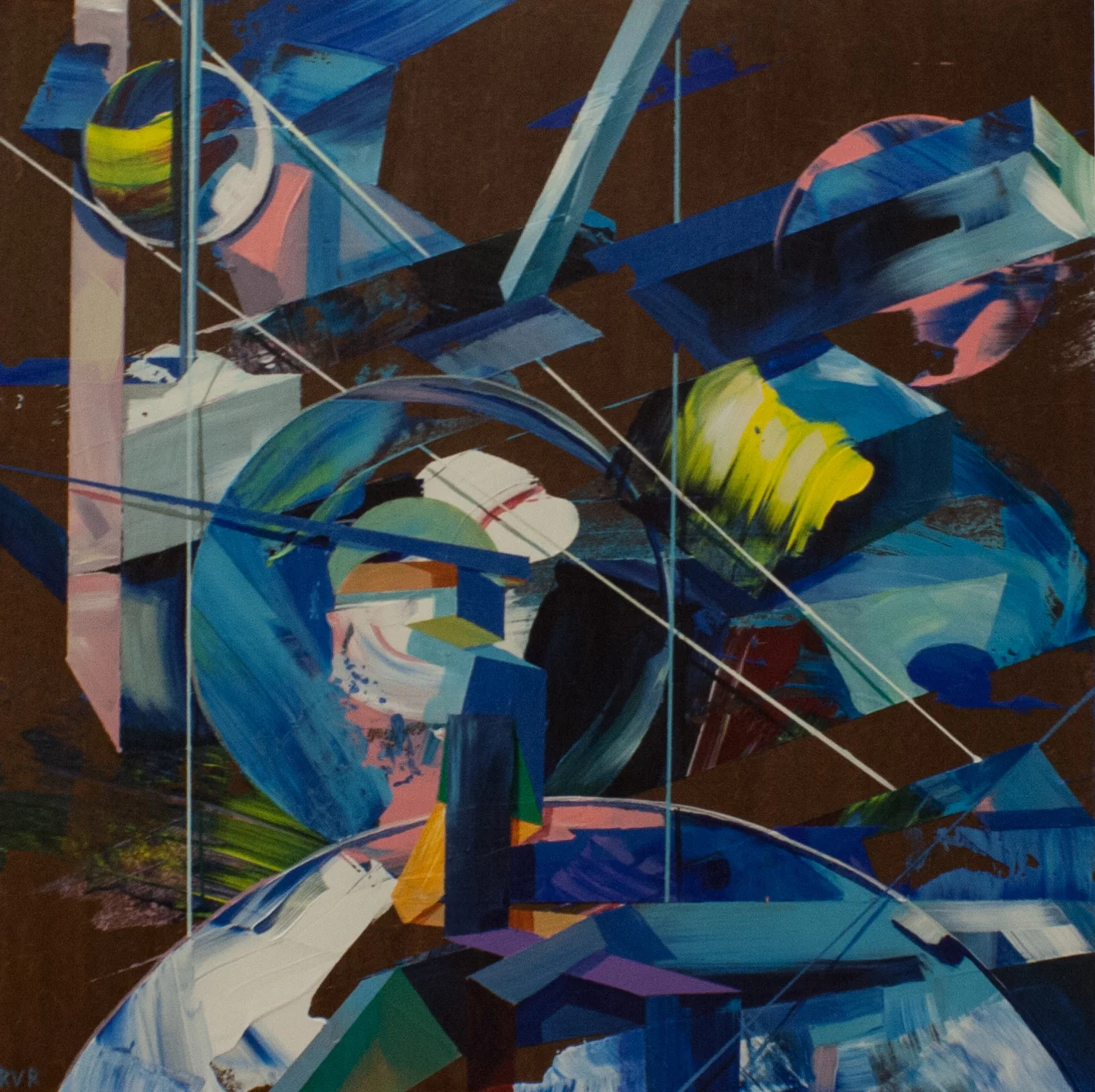 ZARATHUSTRA 13.5"x13.5". ACRYLIC ON WOOD (SOLD)