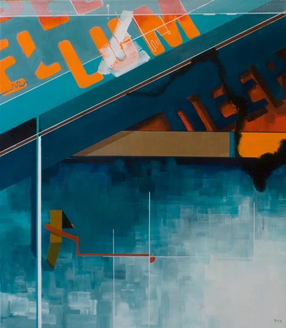 DEPP ELLUM INTERSECTIONS21"x24". ACRYLIC ON CANVAS(SOLD - COMMISSION)