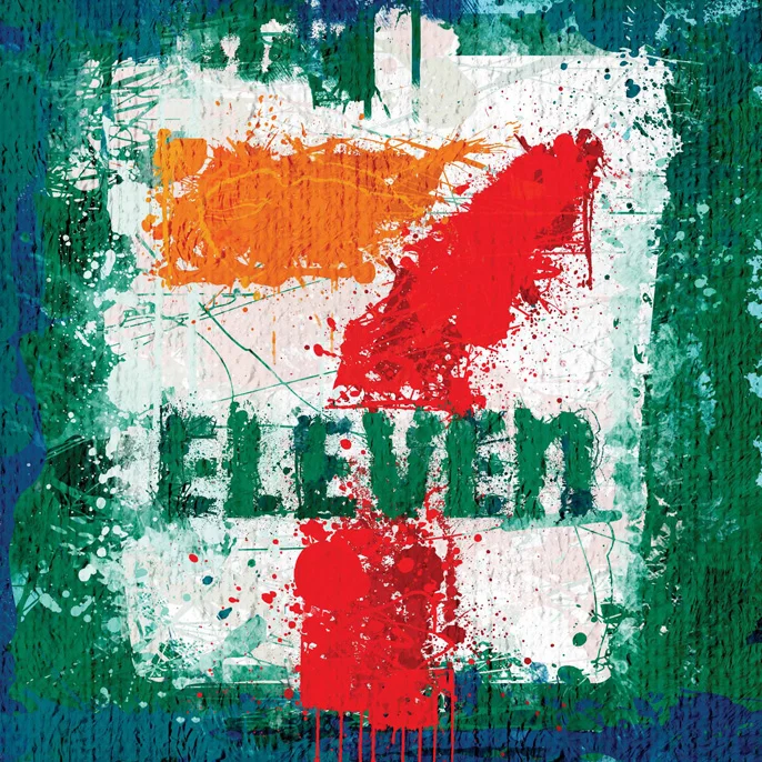 NO. 7 2011 (IN THE STYLE OF JACKSON POLLOCK)21"x21". DIGITAL PAINTING(SOLD - COMMISSION)