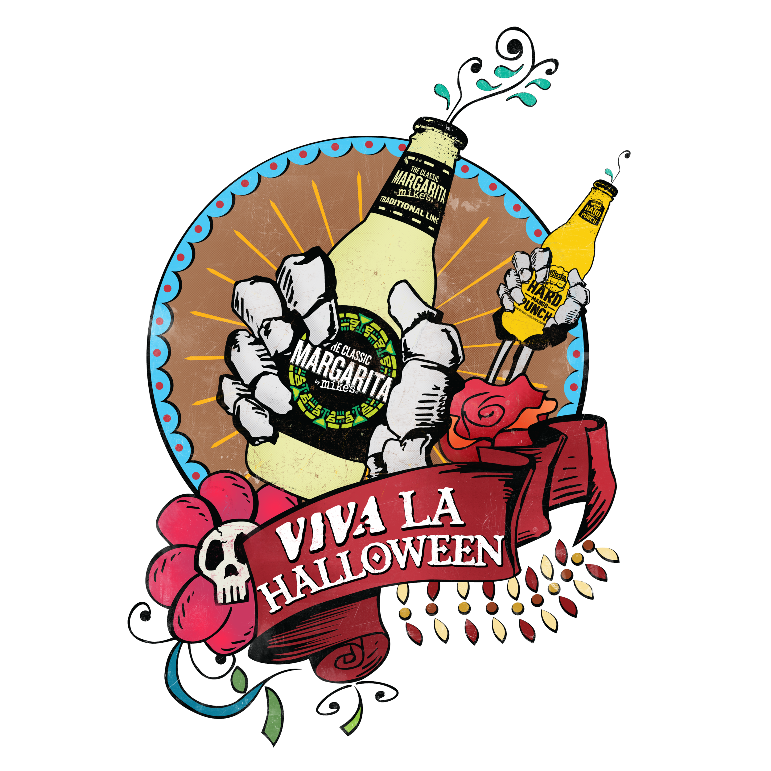 MIKES HARD LEMONADE VIVA LA HALLOWEEN PROGRAM LOGO (CONCEPT)