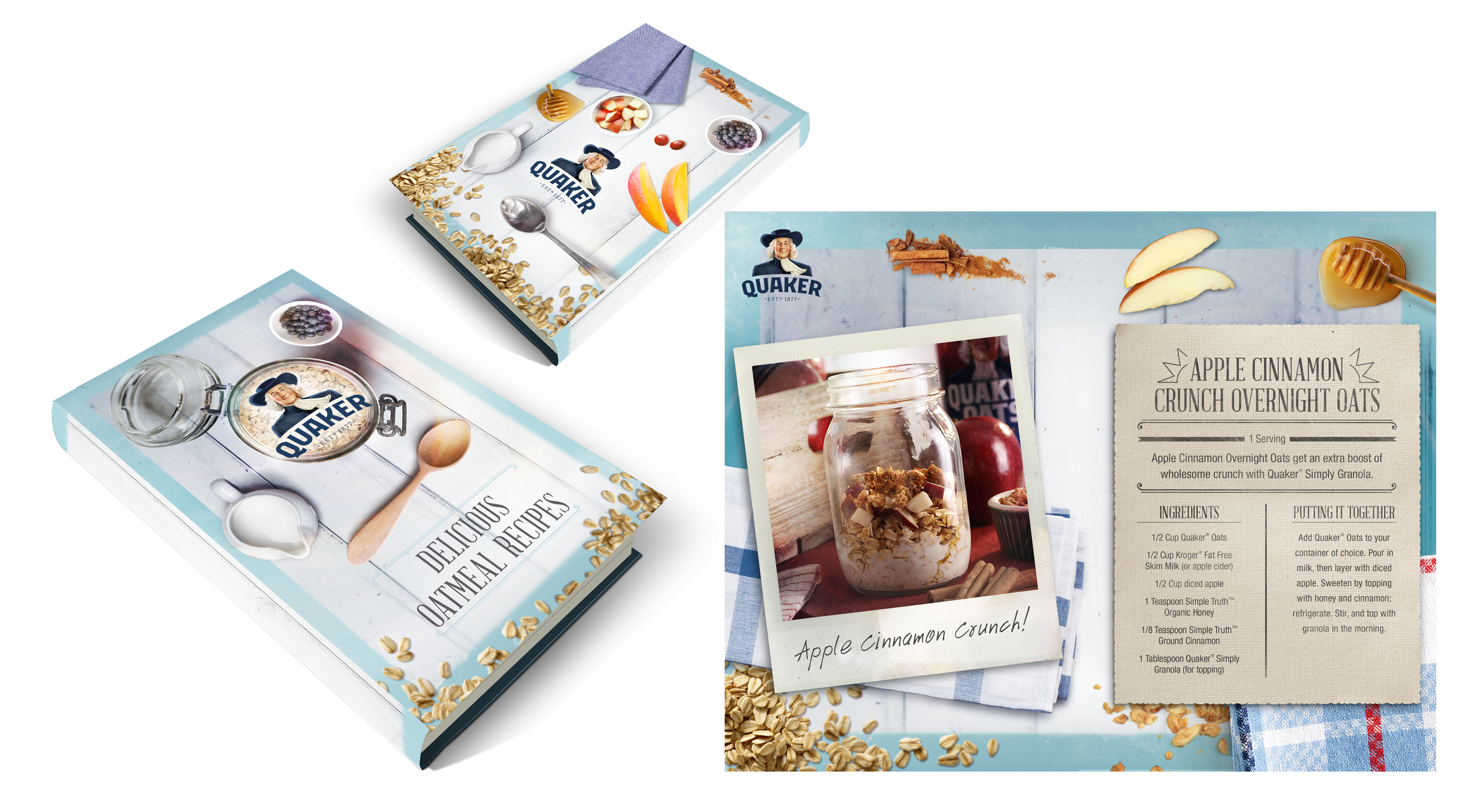 QUAKER OVERNIGHT OATS RECIPE BOOK