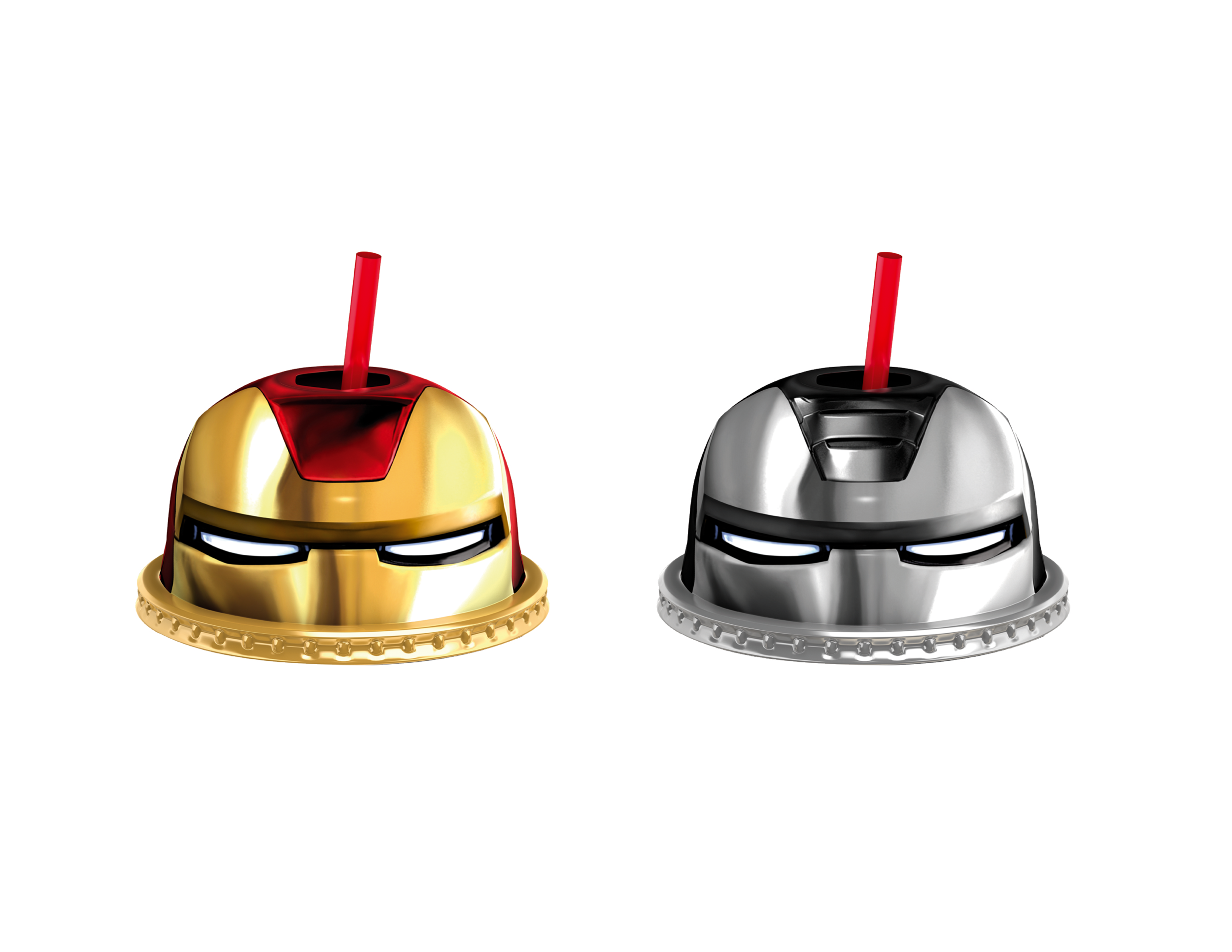 7 ELEVEN IRON MAN 2 SLURPEE LIDS