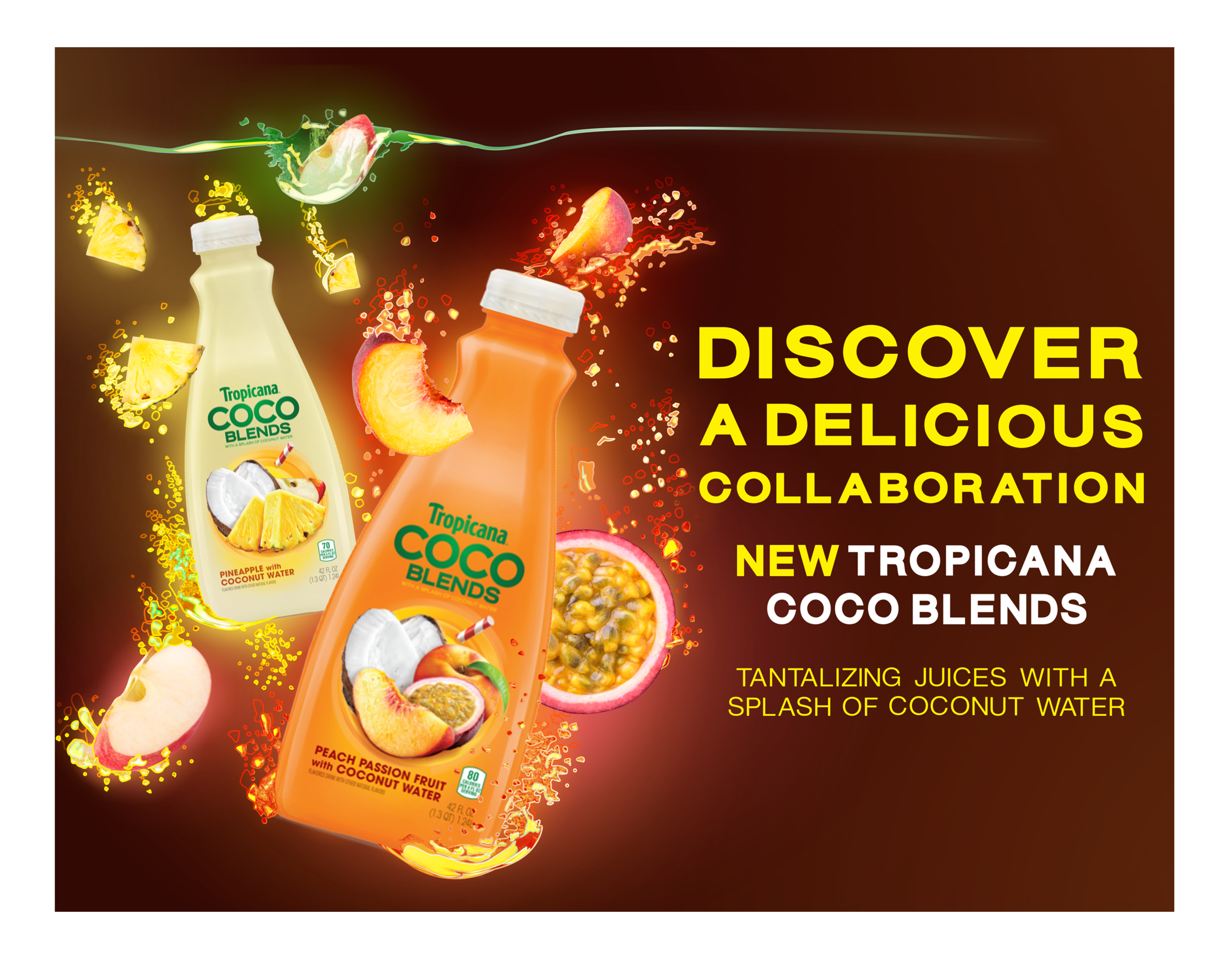TROPICANA COCO BLENDS CONCEPT VISUAL