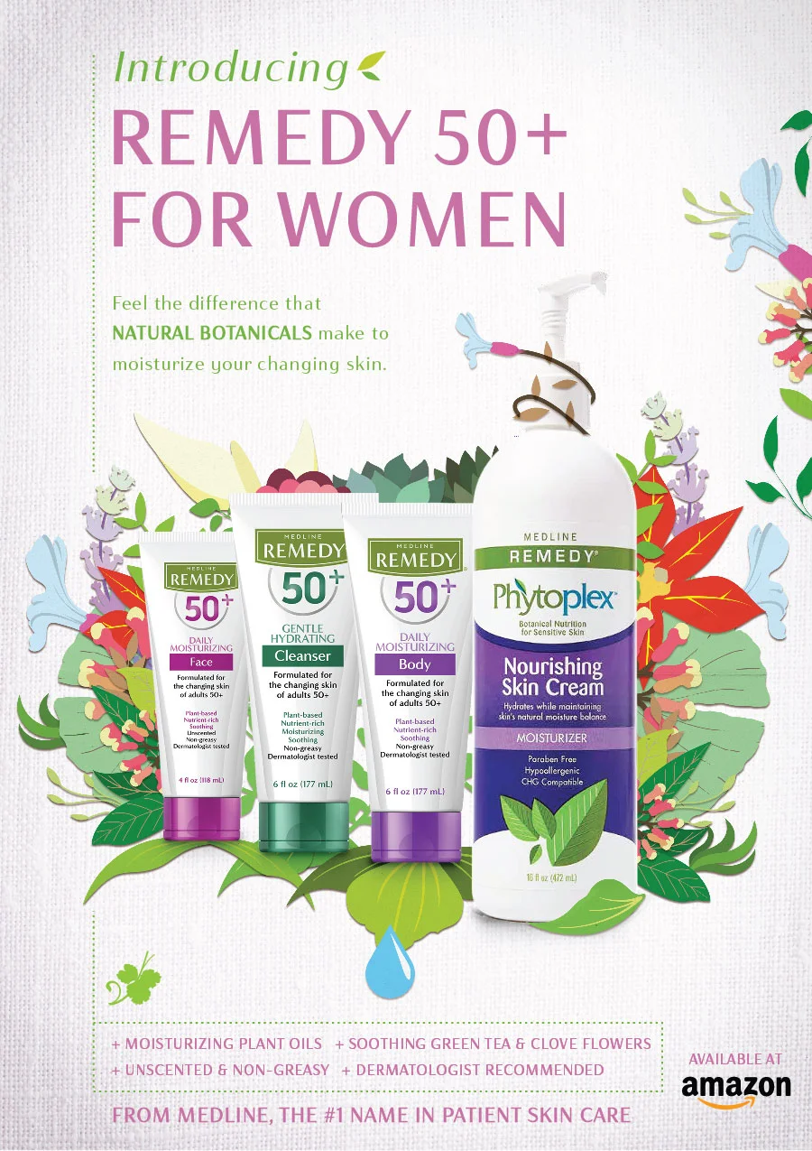 MEDLINE BOTANICALS SKIN CREAM PRINT AD (CONCEPT ONLY)