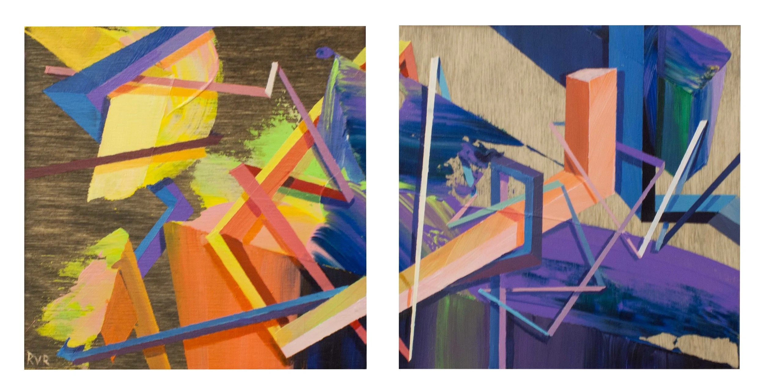 THE BRIDGE 12"x6". ACRYLIC ON WOOD