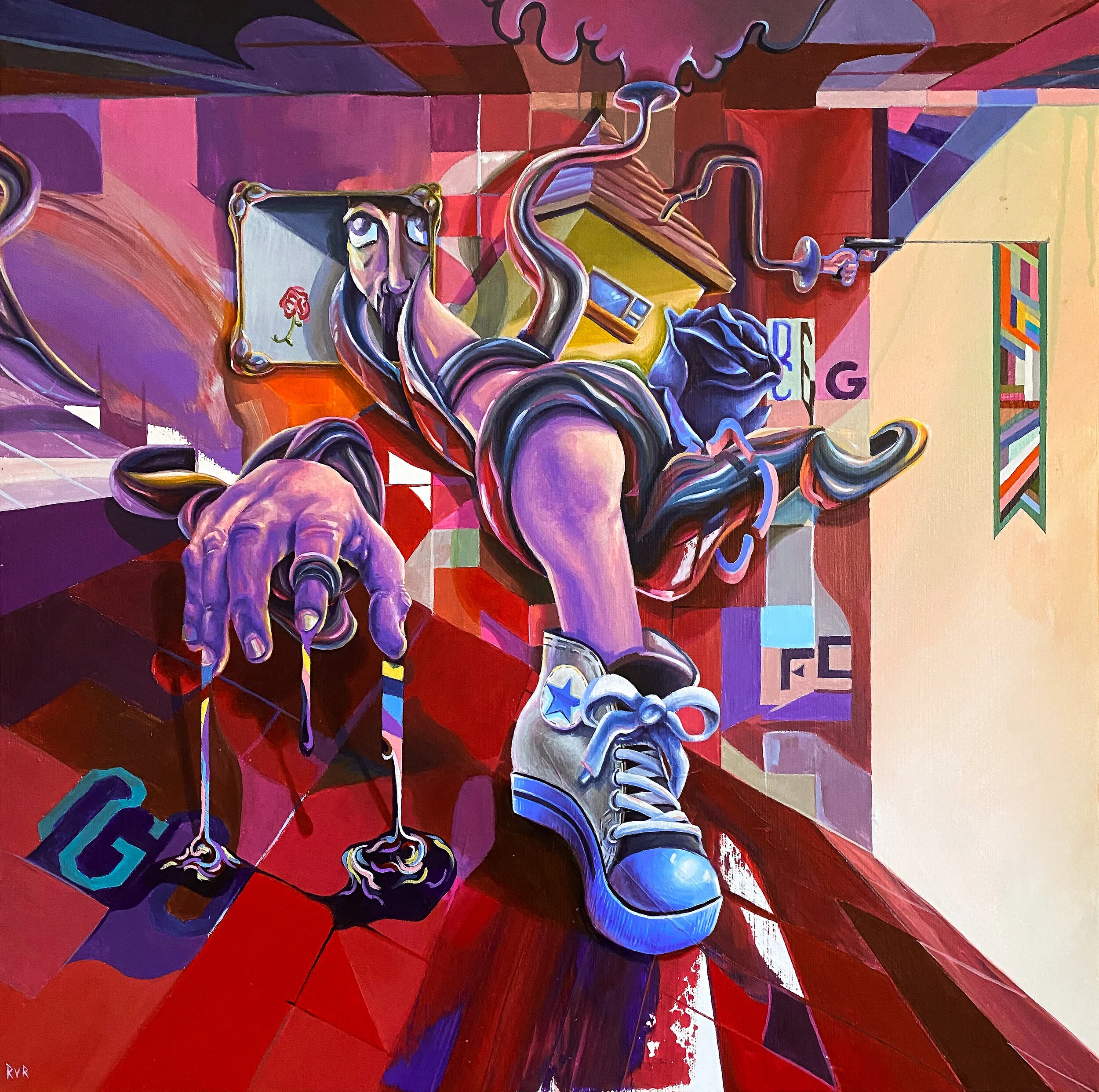 SO YOU THINK YOU CAN DANCE? 20” x 20” ACRYLIC ON CANVAS