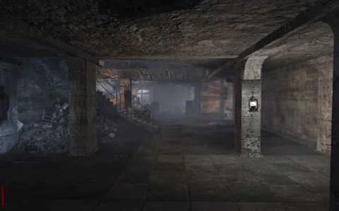 One of three rooms of the map "Nacht Der Untoten."